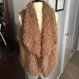 Unique fuzzy vest